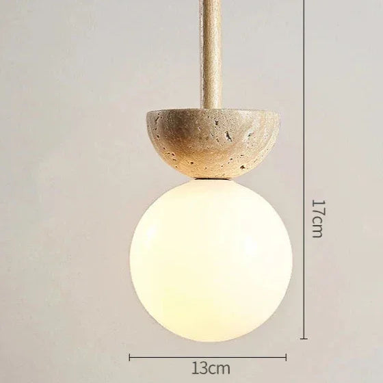 Cascais Travertine Pendant Lamp