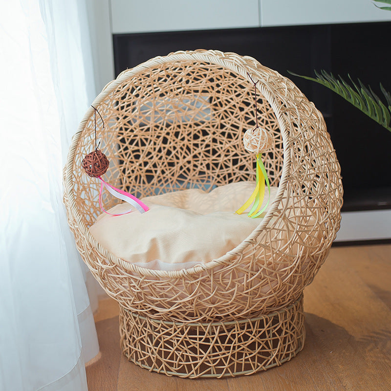 Cat Bed made of Rattan | Kelmera