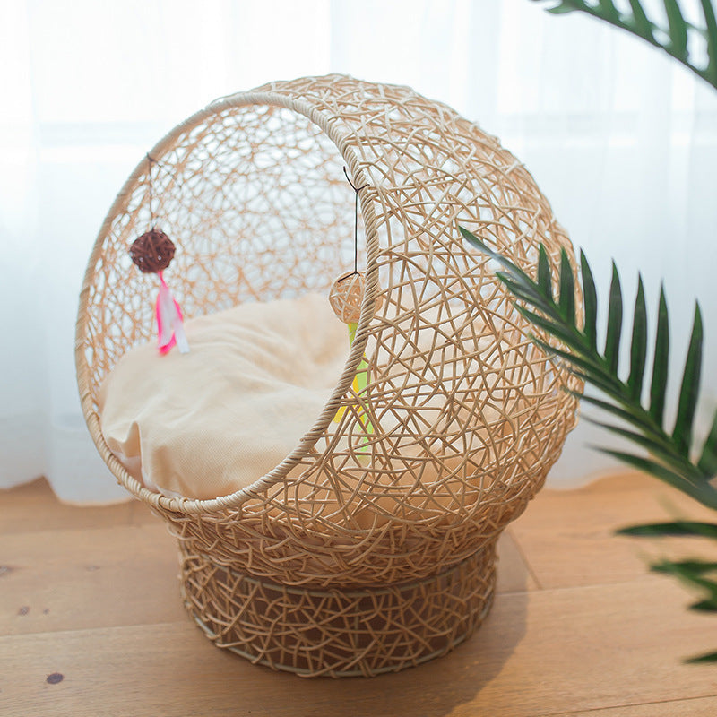 Cat Bed made of Rattan | Kelmera