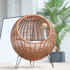 Cat Bed with Stylish Rattan Design | Kelmera