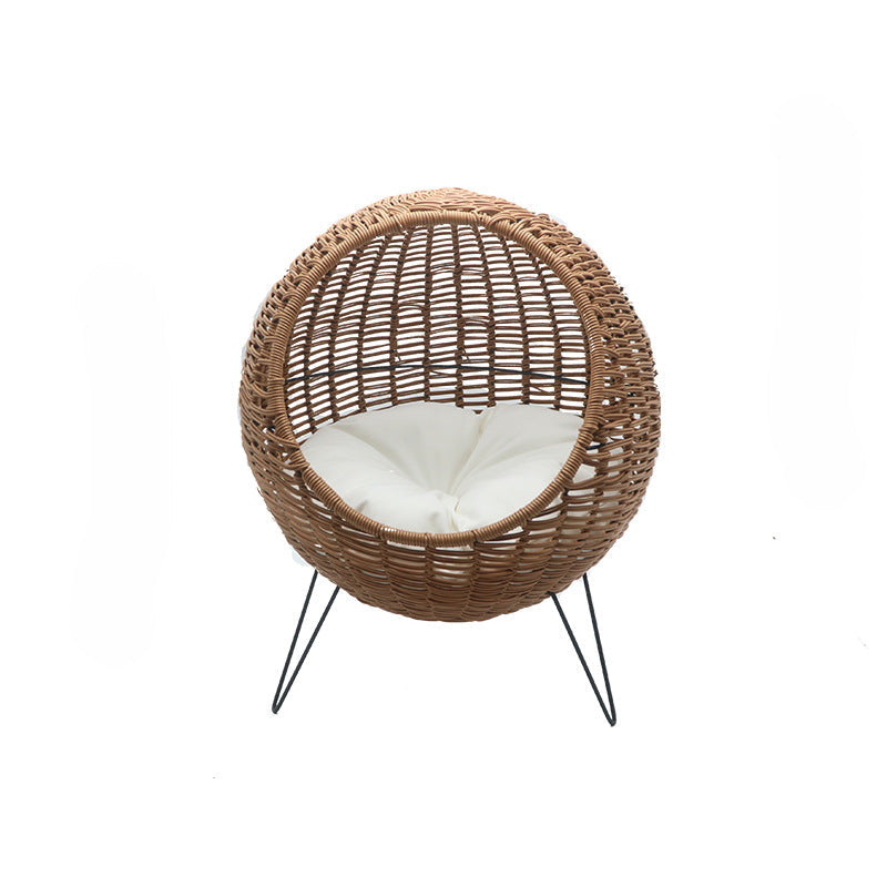 Cat Bed with Stylish Rattan Design | Kelmera