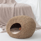 Cat Cave Woven Natural Fiber Handcrafted | Kelmera