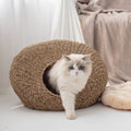 Cat Cave Woven Natural Fiber Handcrafted | Kelmera