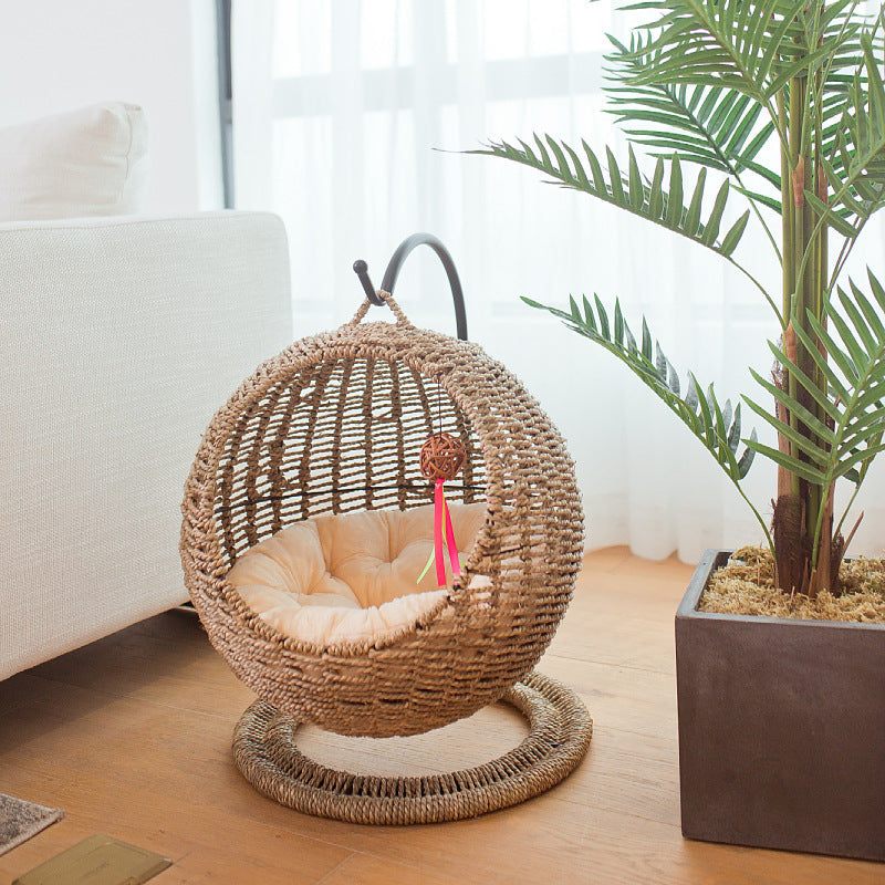 Cat Hammock Woven Natural Fiber | Kelmera