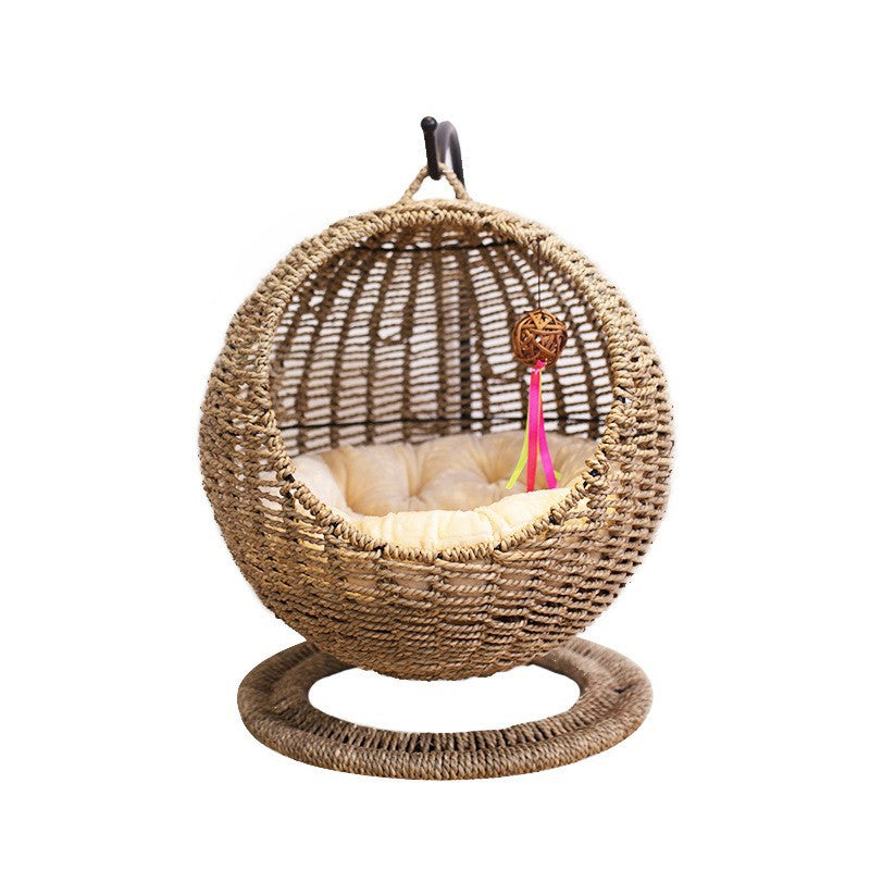 Cat Hammock Woven Natural Fiber | Kelmera