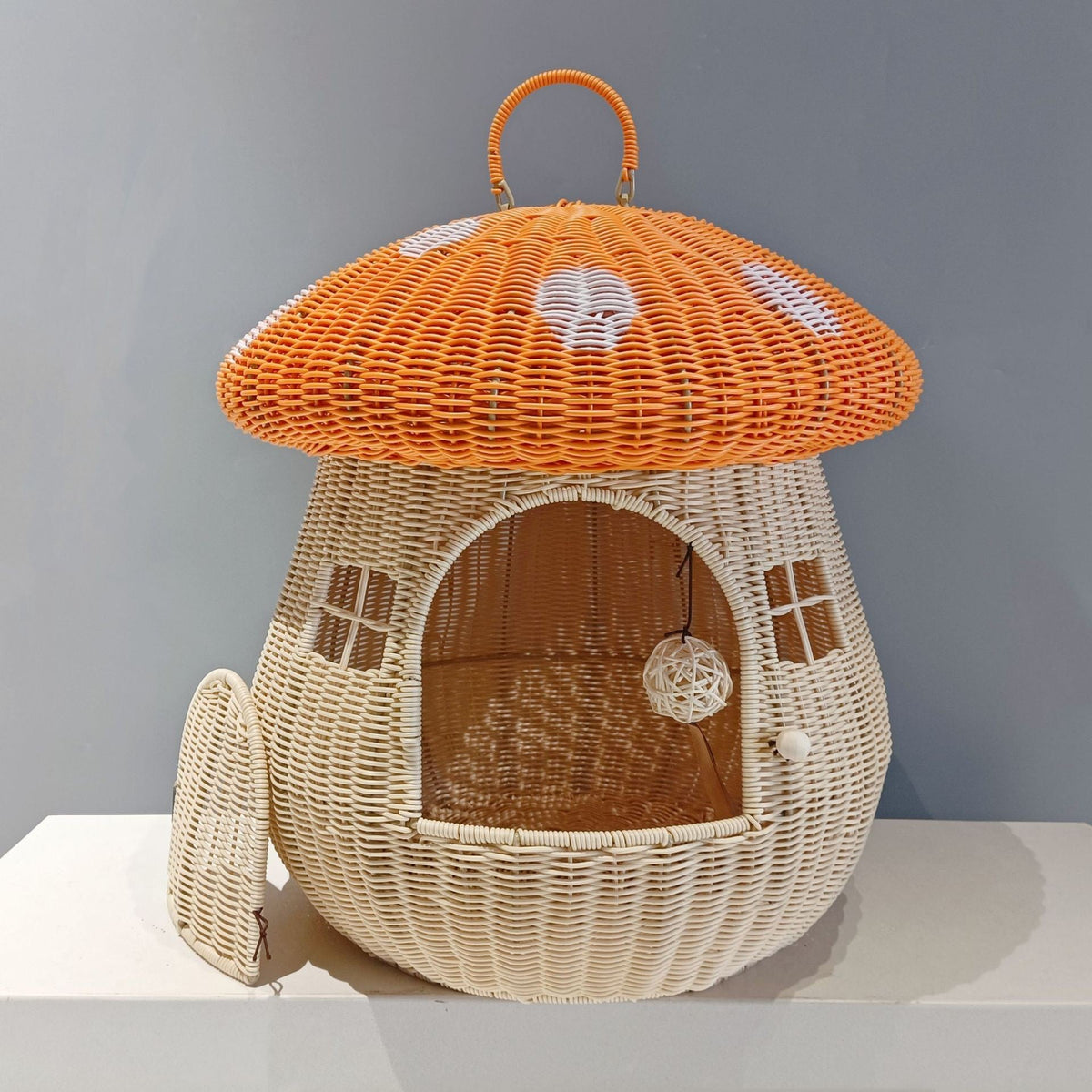 Cat House Woven Natural Fiber | Kelmera