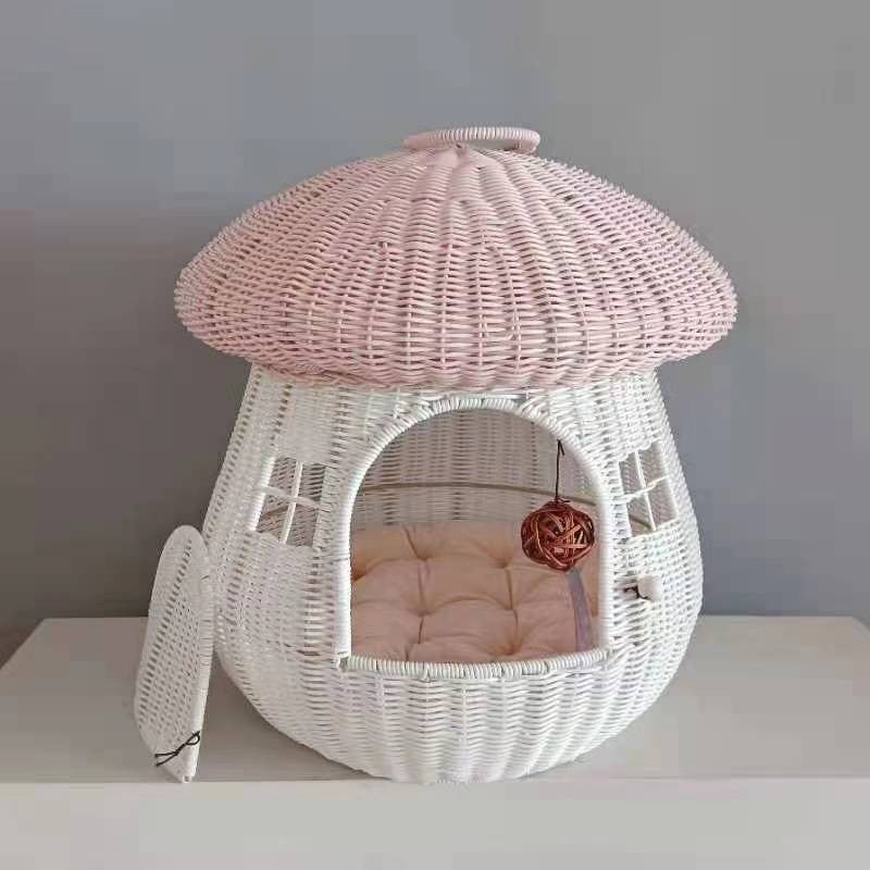 Cat House Woven Natural Fiber | Kelmera