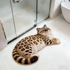 Cat-Shaped Bath Mat | Kelmera