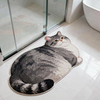 Cat-Shaped Bath Mat | Kelmera