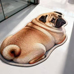 Cat-Shaped Plush Bath Mat | Kelmera