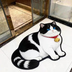 Cat-Shaped Plush Bath Mat | Kelmera
