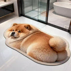 Cat-Shaped Plush Bath Mat | Kelmera