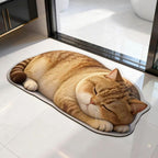 Cat-Shaped Plush Bath Mat | Kelmera