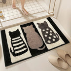 Cat-Themed Bath Mat | Kelmera