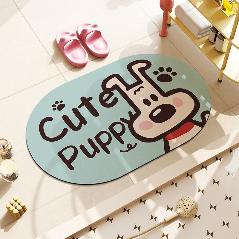 Cat-Themed Plush Bath Mat | Kelmera