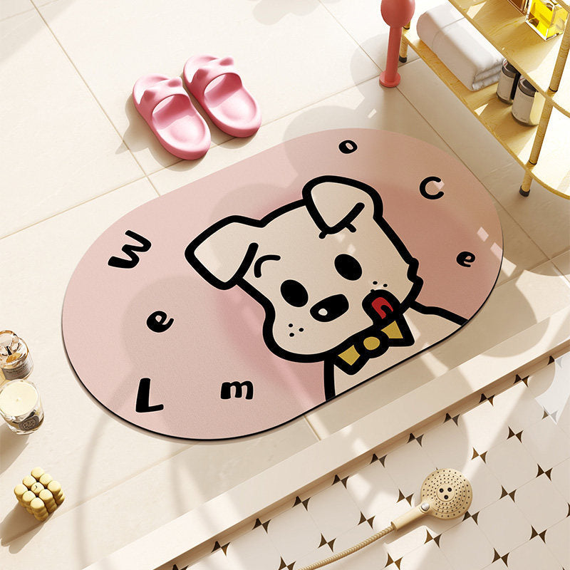 Cat-Themed Plush Bath Mat | Kelmera