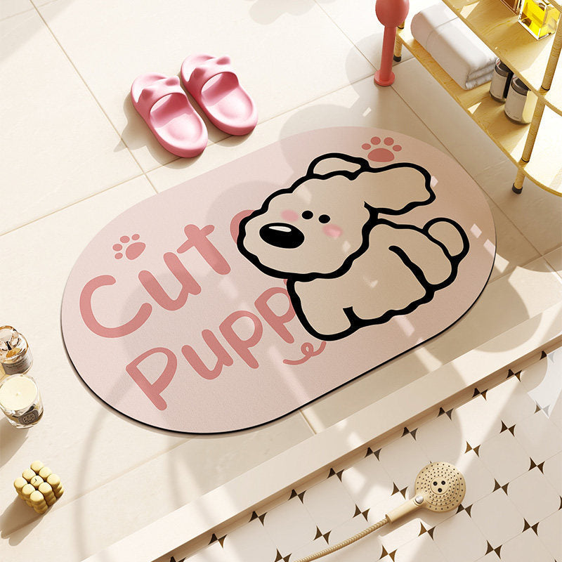 Cat-Themed Plush Bath Mat | Kelmera