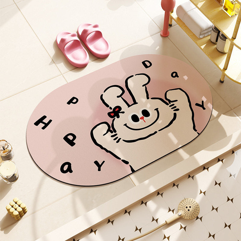 Cat-Themed Plush Bath Mat | Kelmera