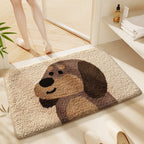 Cat-Themed Plush Bath Mat Soft Textile | Kelmera