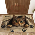 Cat-Themed Welcome Mat | Kelmera