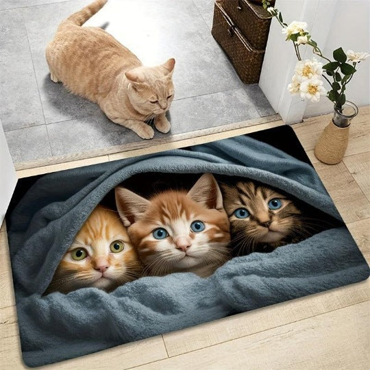 Cat-Themed Welcome Mat | Kelmera