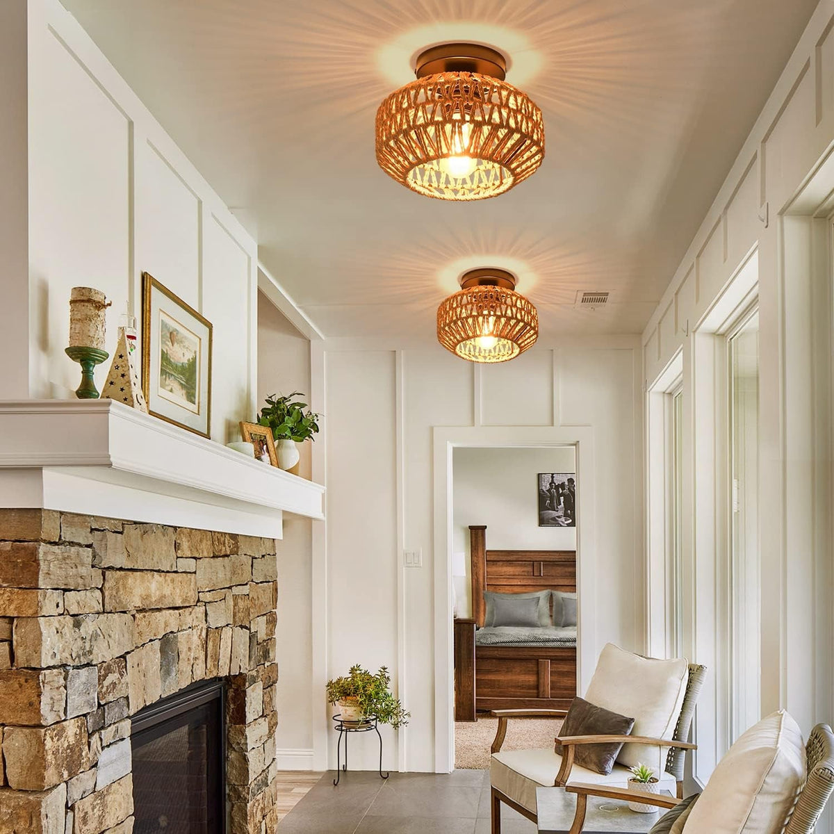 Ceiling Light Soft Textile Metal | Kelmera