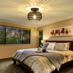 Ceiling Light Soft Textile Metal | Kelmera