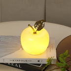 Ceramic Apple Table Lamp with Brass Rod and Metal Base | Kelmera