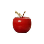 Ceramic Apple Table Lamp with Brass Rod and Metal Base | Kelmera