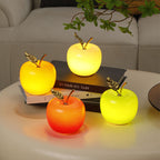 Ceramic Apple Table Lamp with Brass Rod and Metal Base | Kelmera