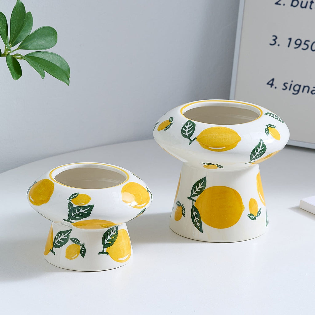 Ceramic Vase with Strawberry Pattern | Kelmera