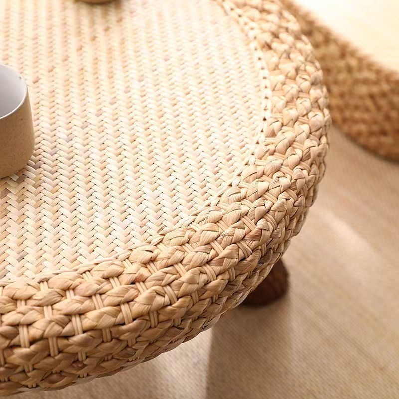 Chair Set Woven Natural Fiber Wood | Kelmera