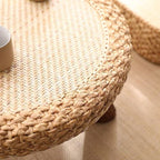 Chair Set Woven Natural Fiber Wood | Kelmera