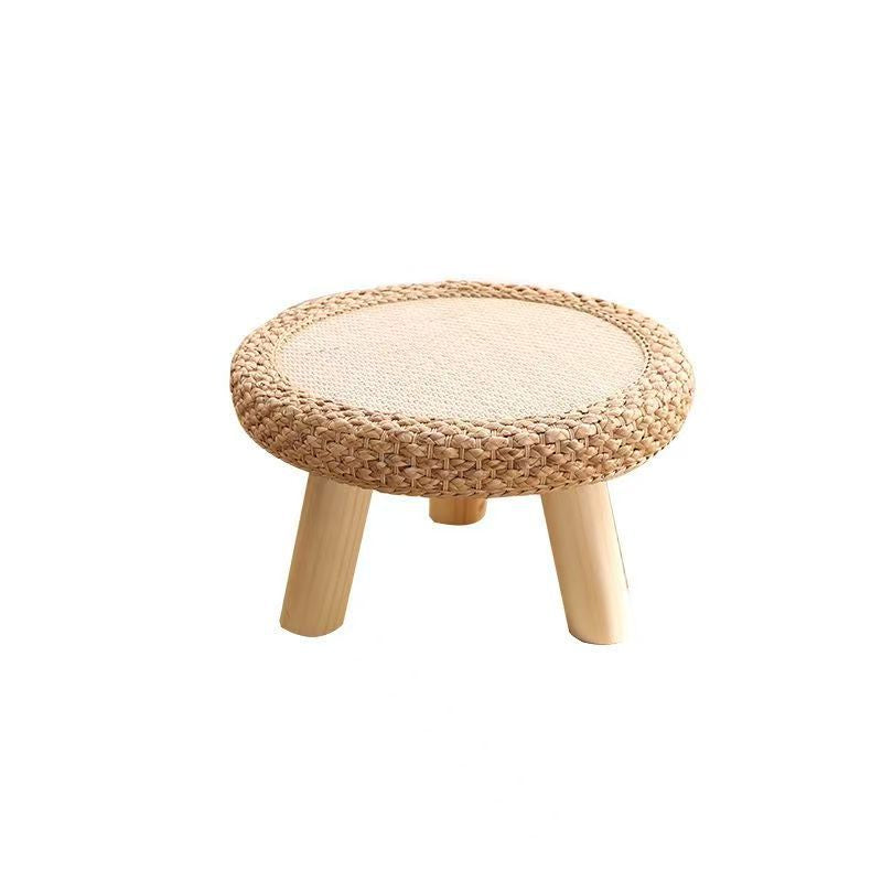 Chair Set Woven Natural Fiber Wood | Kelmera