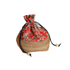 Charming Storage Bag made of Hand-Woven Rattan | Kelmera