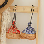 Charming Storage Bag made of Hand-Woven Rattan | Kelmera