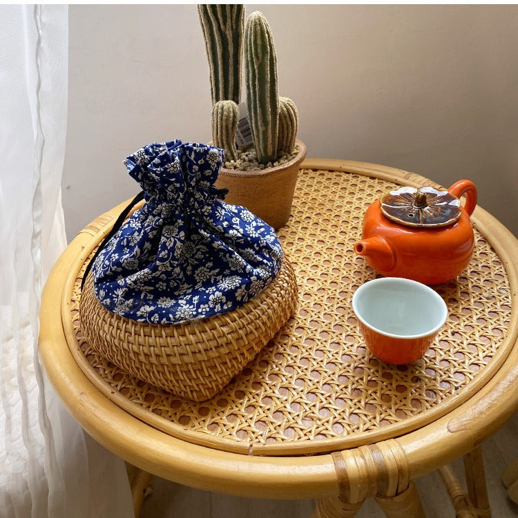 Charming Storage Bag made of Hand-Woven Rattan | Kelmera