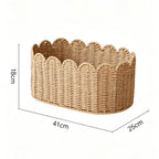 Charming Storage Basket with Ruffle Detail | Kelmera