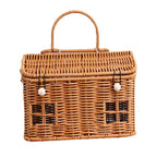Charming Woven Storage Basket with Lid | Kelmera