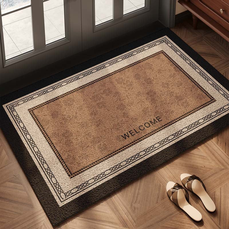 Checkerboard Pattern Welcome Mat | Kelmera