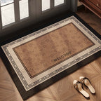 Checkerboard Pattern Welcome Mat | Kelmera