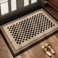 Checkerboard Pattern Welcome Mat | Kelmera