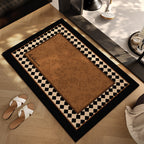 Checkerboard Patterned Entryway Mat | Kelmera