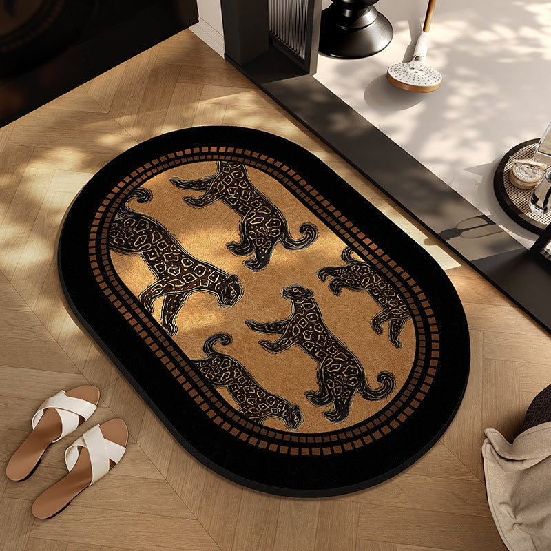 Checkerboard Patterned Entryway Mat | Kelmera