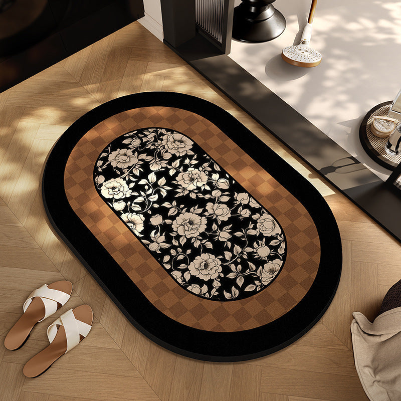Checkerboard Patterned Entryway Mat | Kelmera