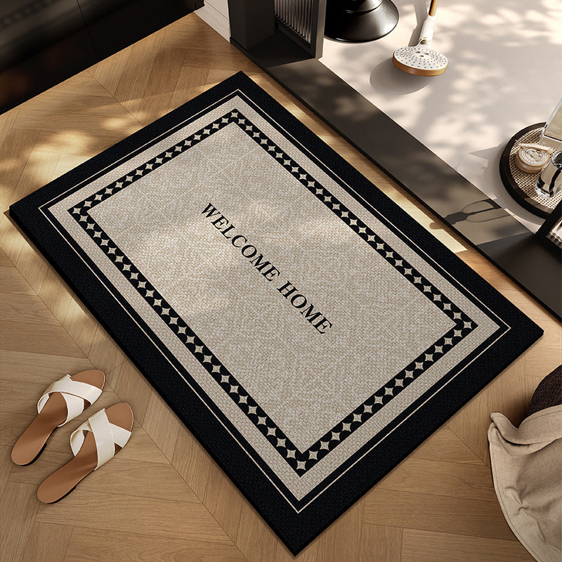 Checkerboard Patterned Entryway Mat | Kelmera