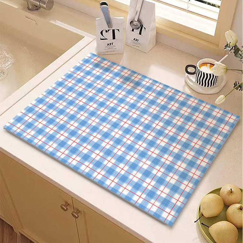 Checkered Kitchen Mat | Kelmera