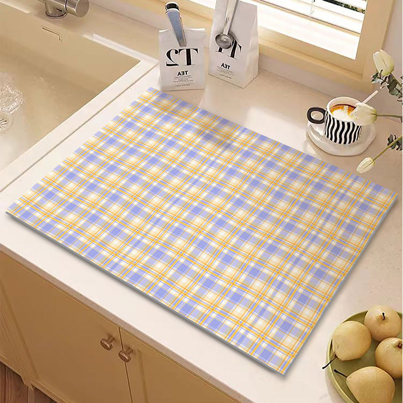 Checkered Kitchen Mat | Kelmera