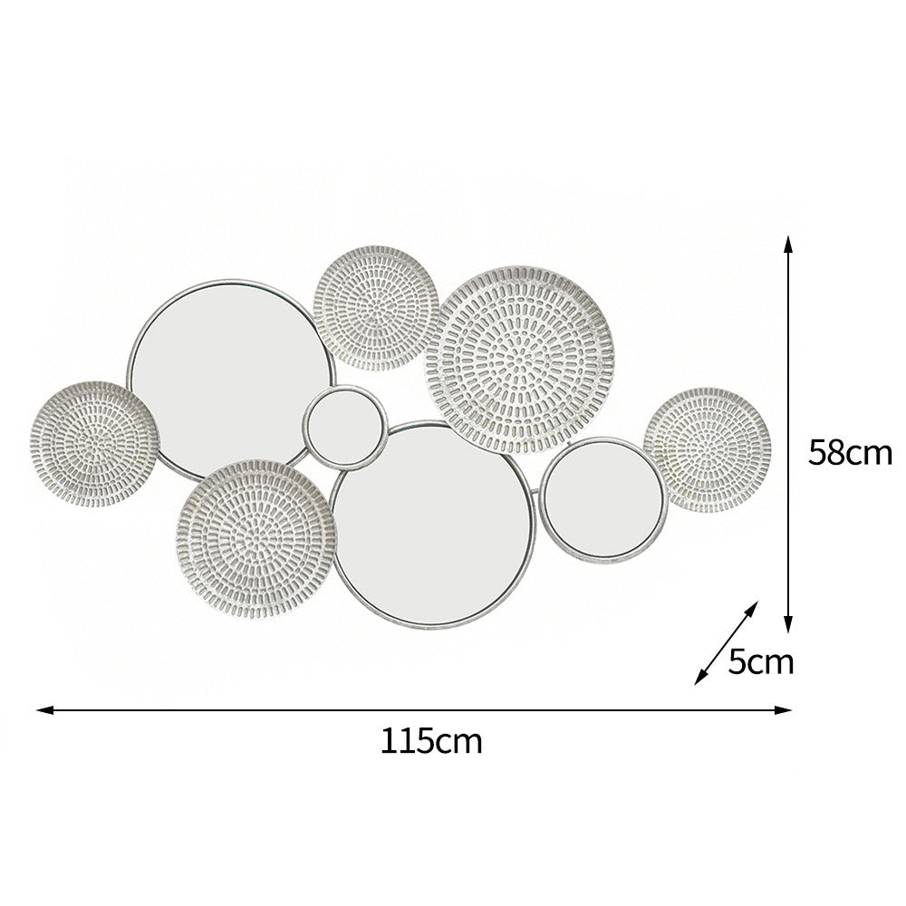 Chic Interconnected Circular Mirror Ensemble | Kelmera