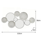 Chic Interconnected Circular Mirror Ensemble | Kelmera